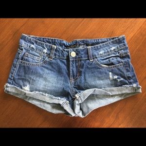 Denim shorts